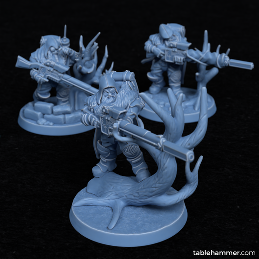Space Dwarf Sniper Scouts ( 4 Miniaturen )