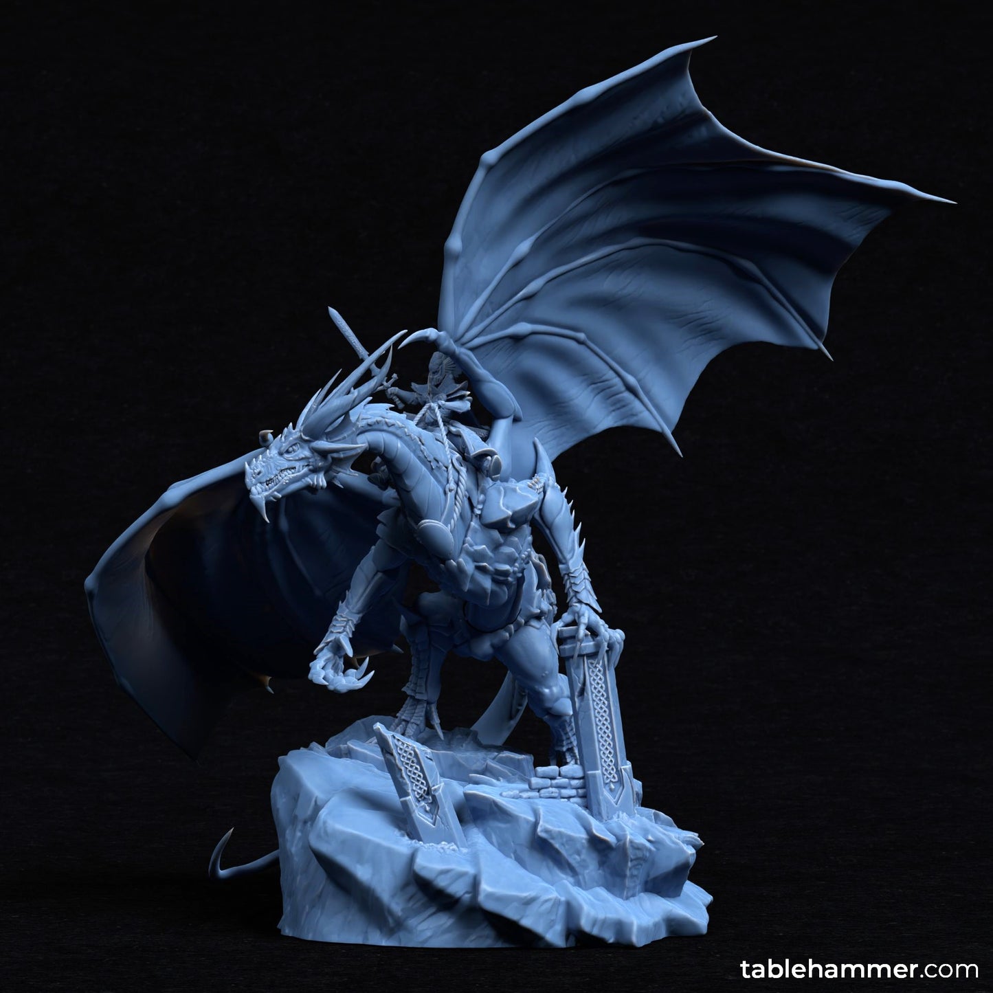 Noyrit on Samm'rus (elf dragon rider)