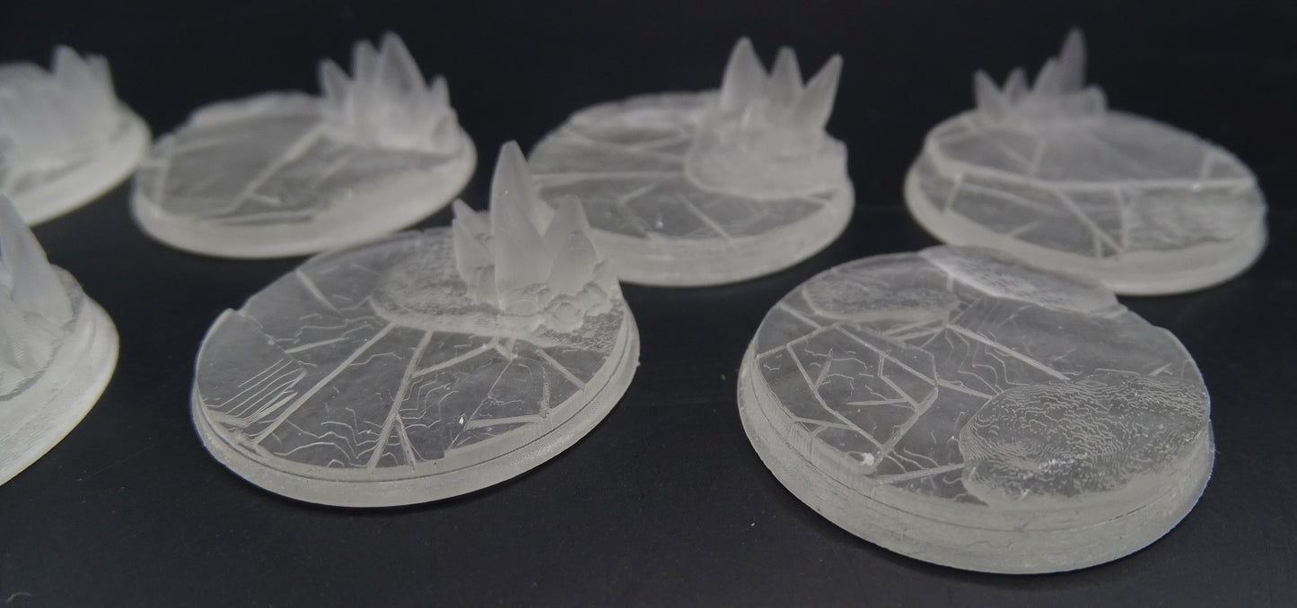 Crystal Ice 25mm Rundbase ( 14 Pcs. )