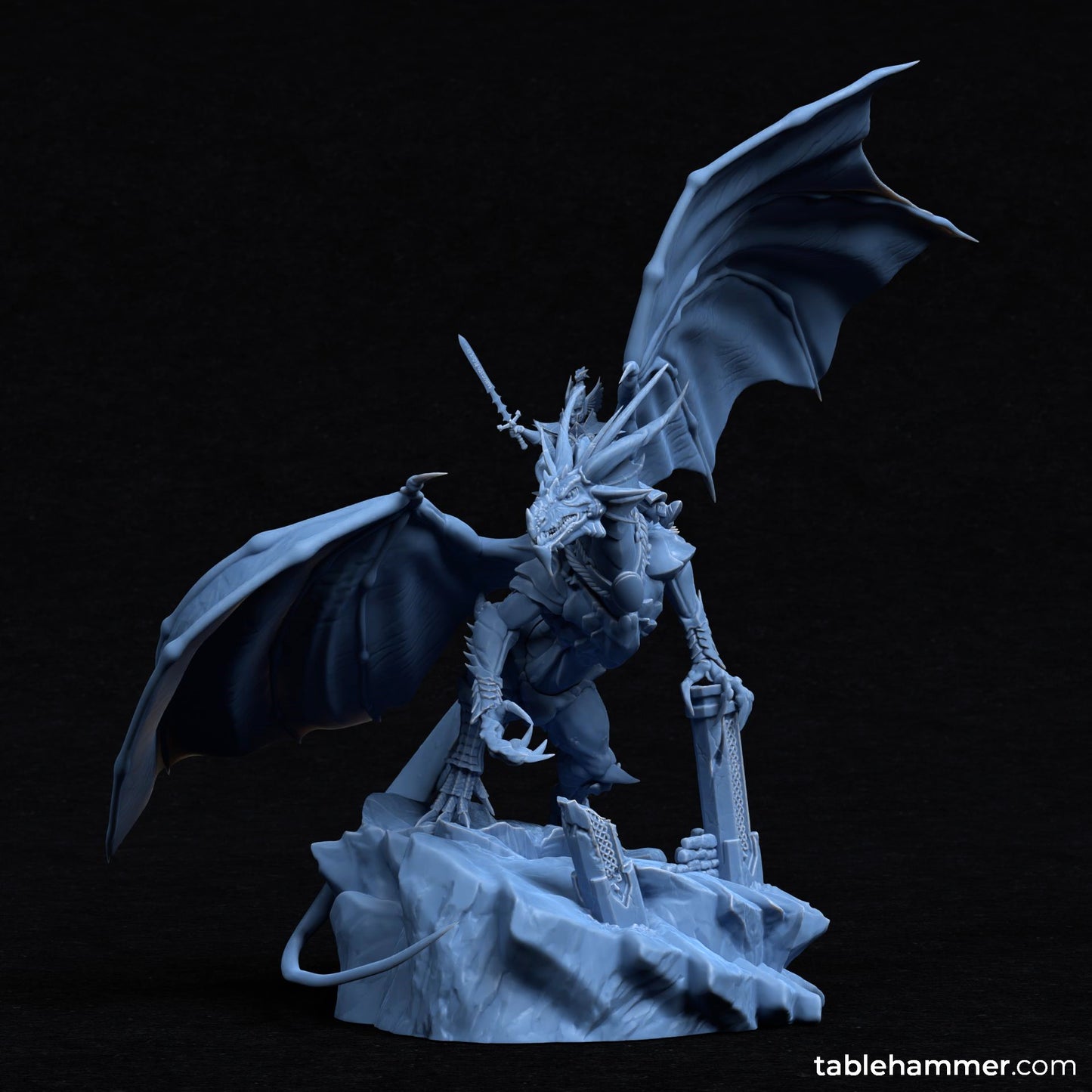 Noyrit on Samm'rus (elf dragon rider)