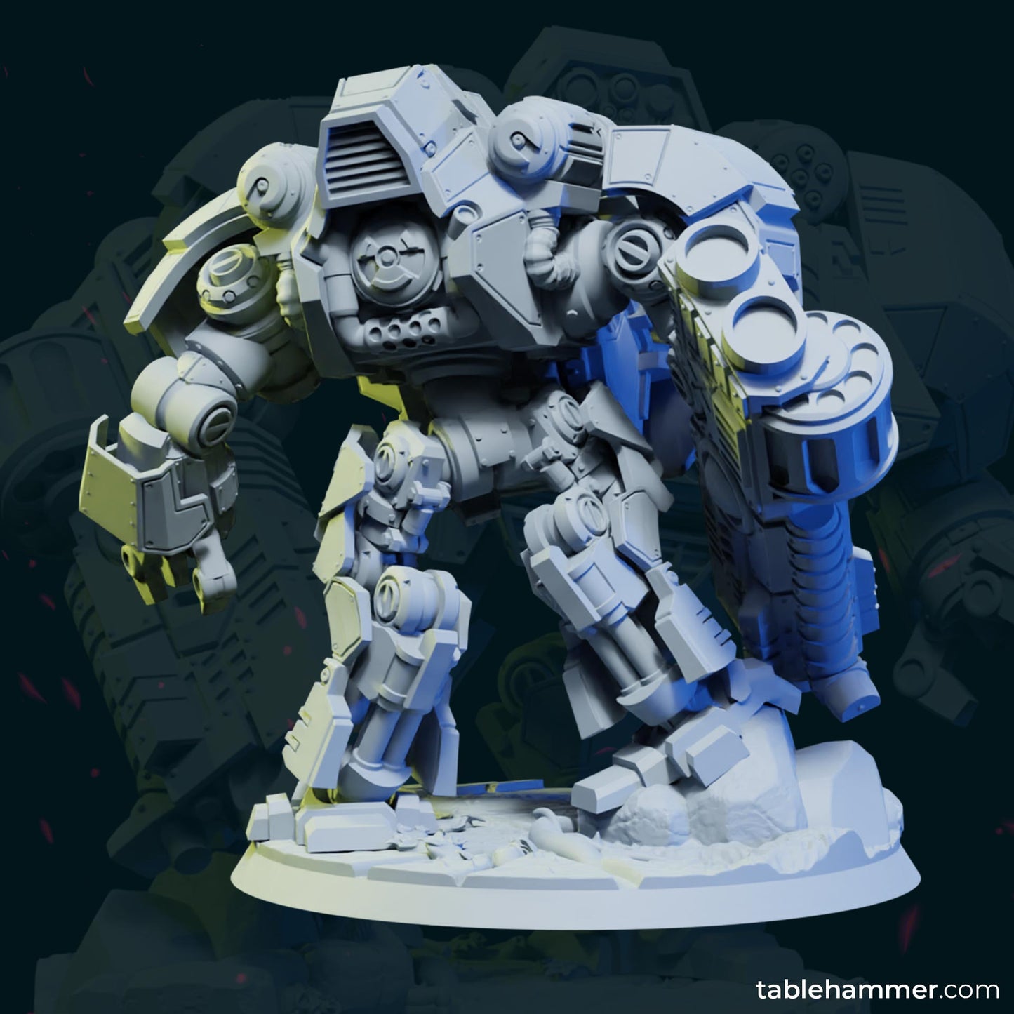 Heavy walker - Human super soldiers mech walker ( 2 Miniaturen )