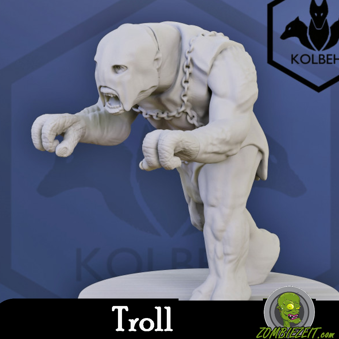 schiebender Troll