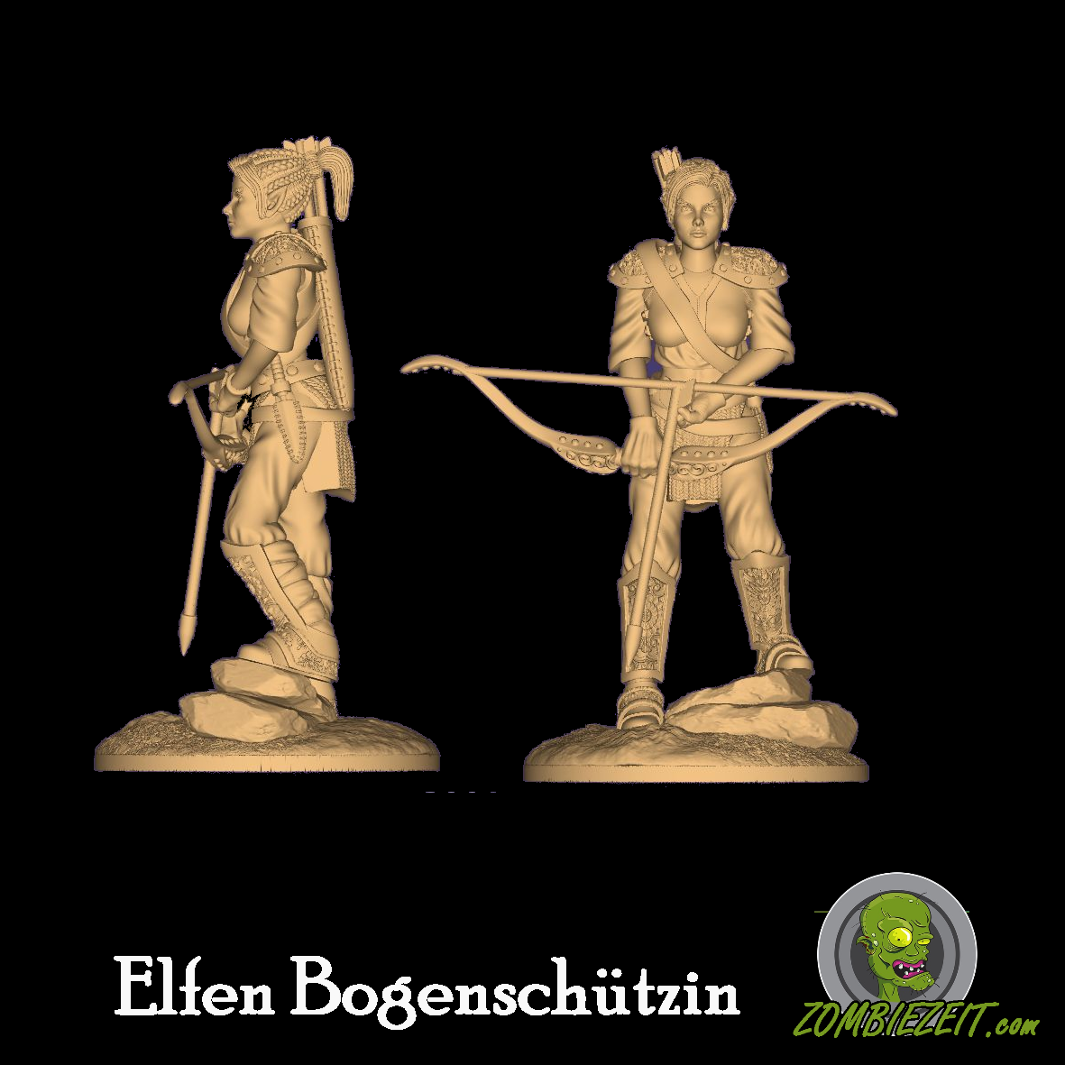Elfen Bogenschützin 3