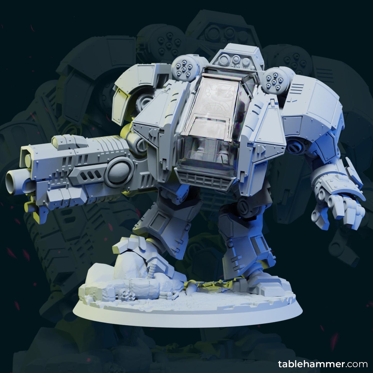 Heavy walker - Human super soldiers mech walker ( 2 Miniaturen )