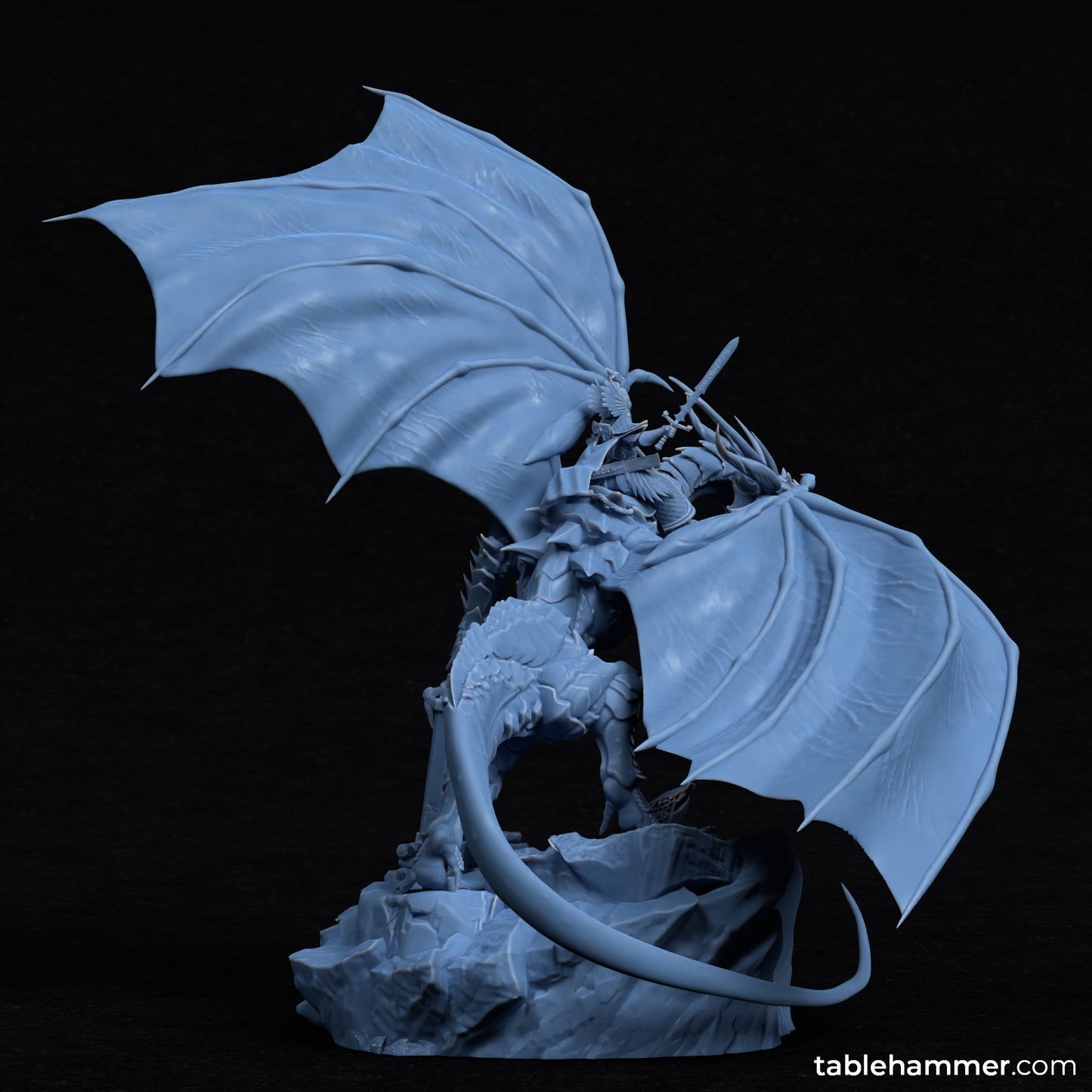 Noyrit on Samm'rus (elf dragon rider)