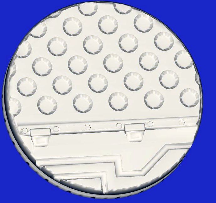 20x 25mm Cyber 1-Rundbase