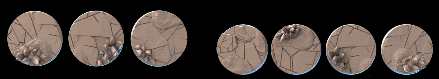 14x 25mm Eis-Rundbase