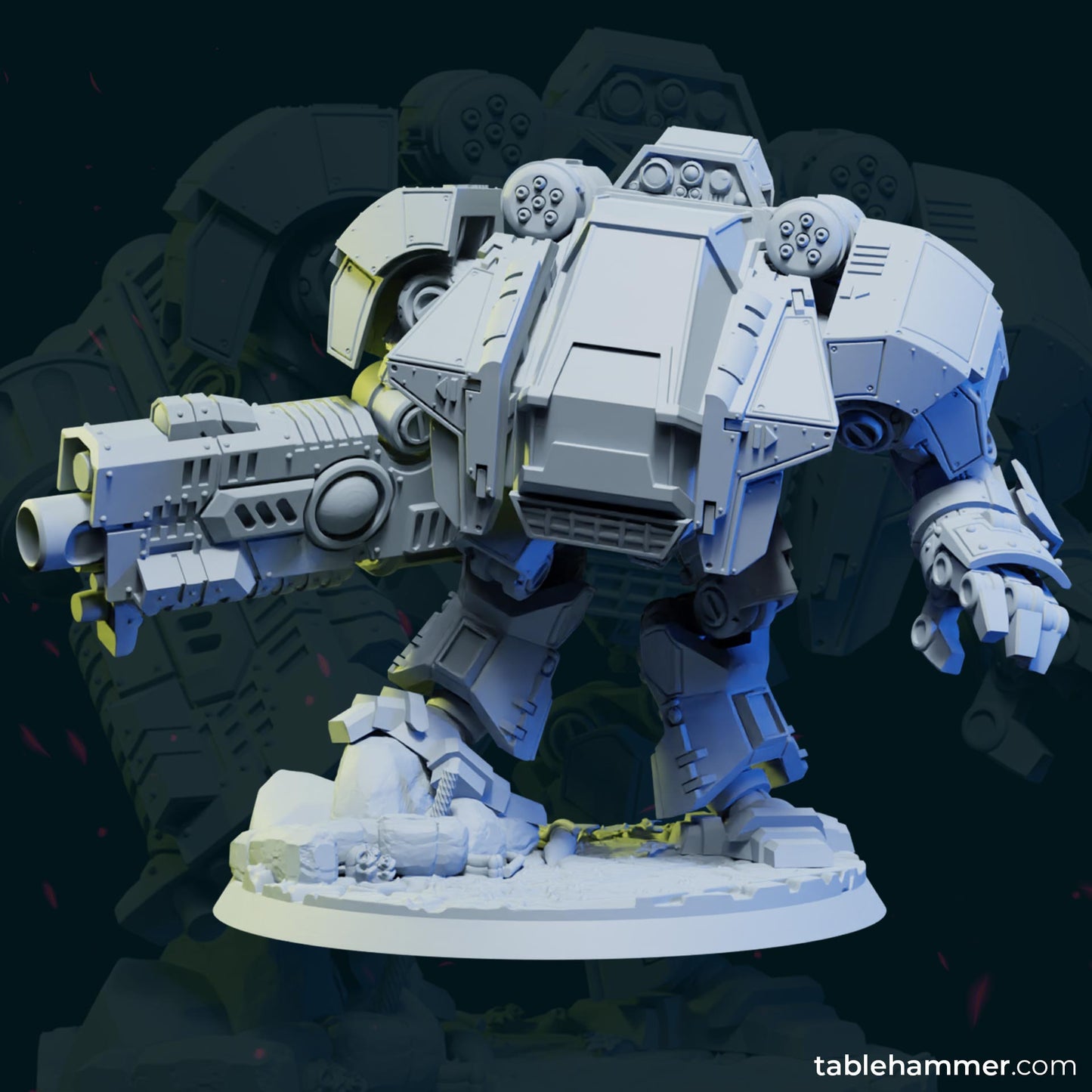 Heavy walker - Human super soldiers mech walker ( 2 Miniaturen )