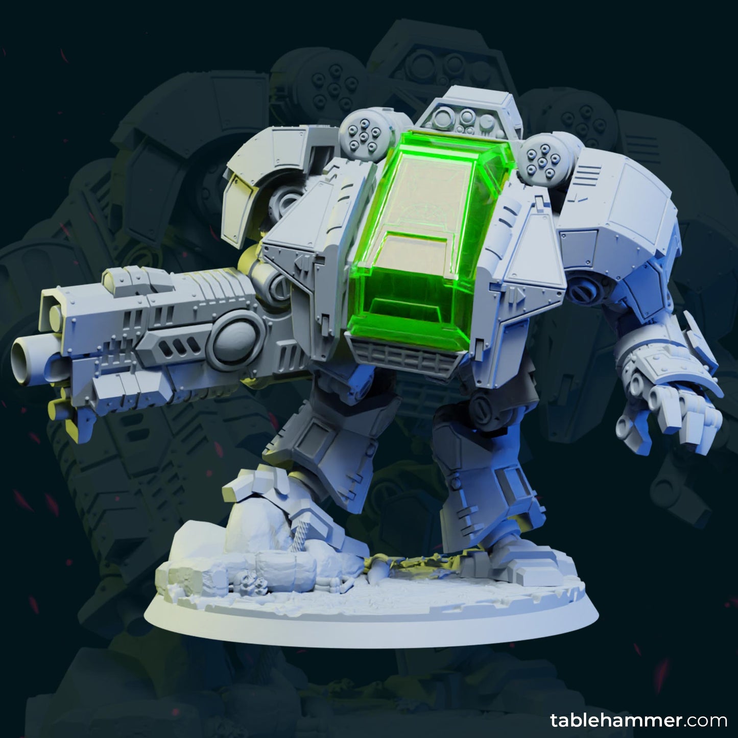 Heavy walker - Human super soldiers mech walker ( 2 Miniaturen )