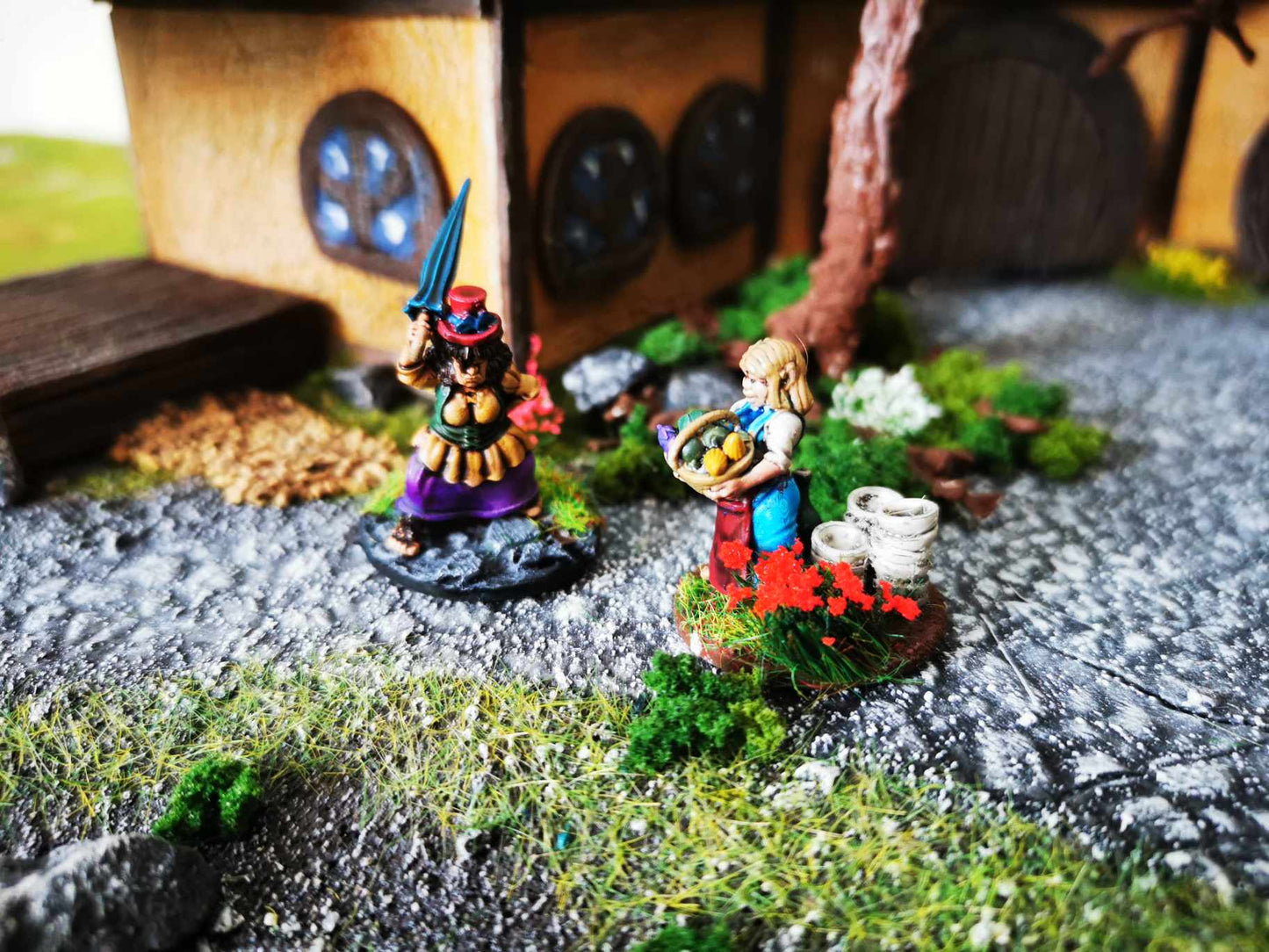 Halfling Common Folk ( 4 Miniaturen )