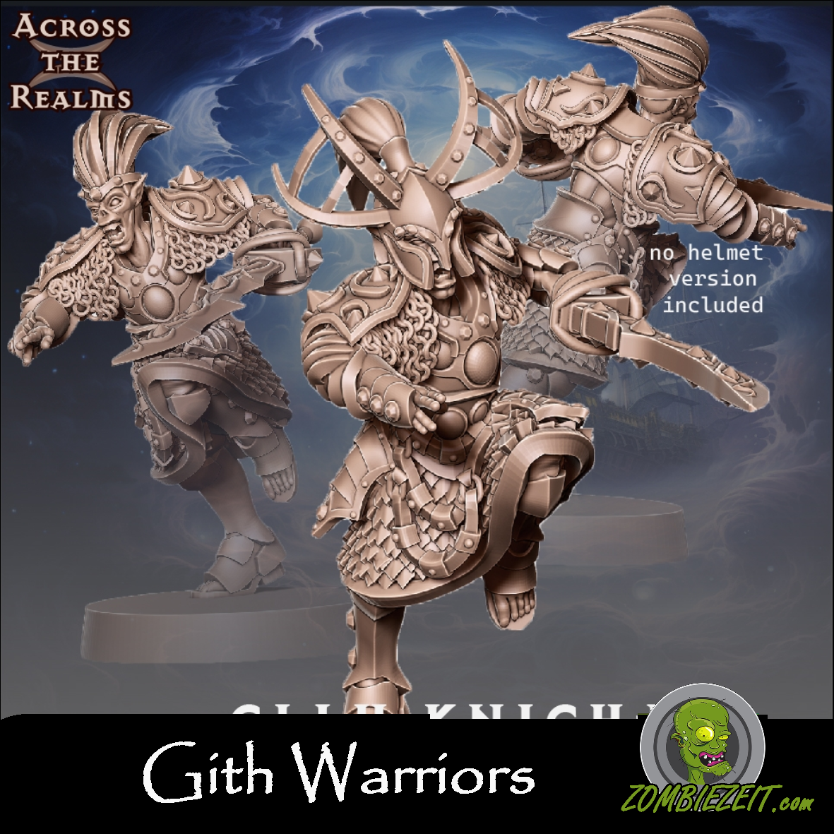 2 running Gith Knights