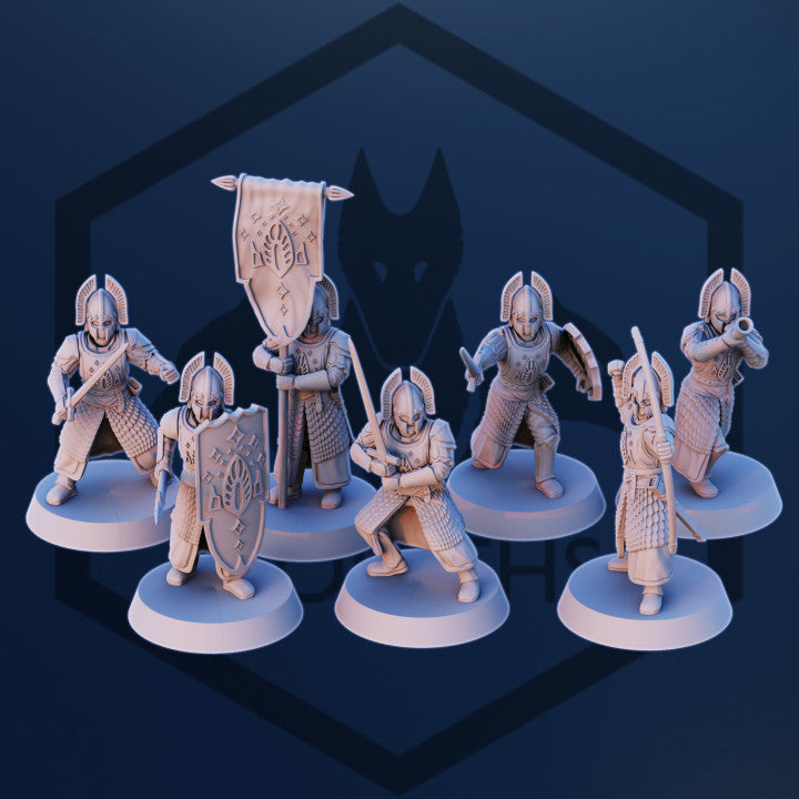 Modular Imperial Men Speerkämpfer ( 14 Miniaturen )