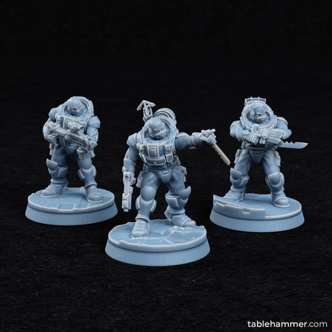 Spec Ops – modular kit – "Human Space Corps" ( 17 Miniaturen )