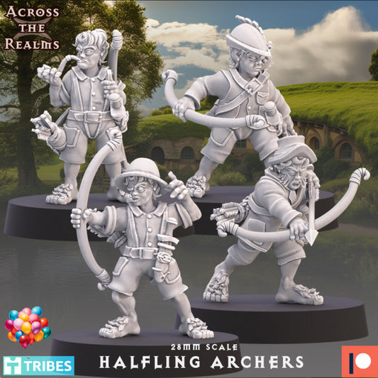 Halfling Archer ( 4 Miniaturen )