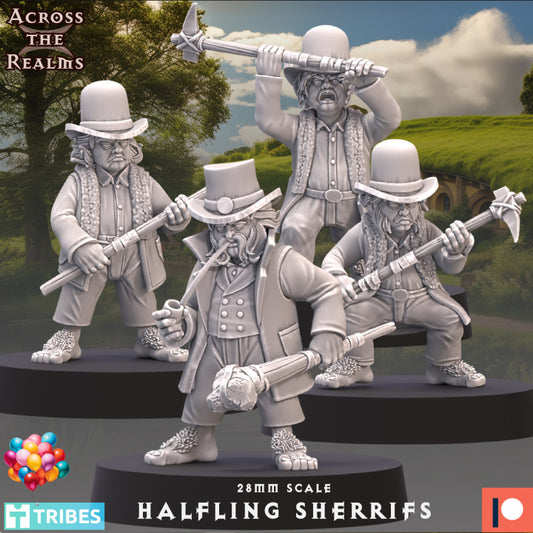 Halfling Sheriffs ( 4 Miniaturen )