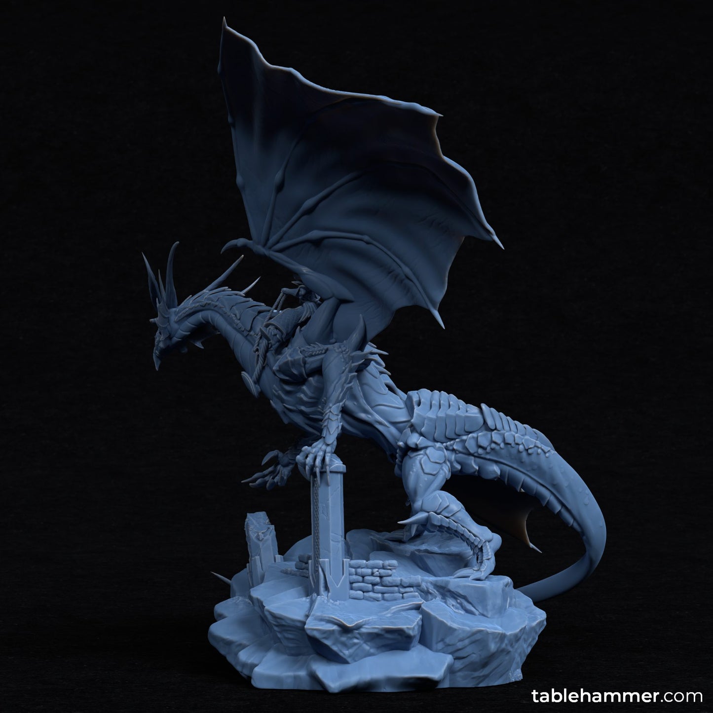 Noyrit on Samm'rus (elf dragon rider)
