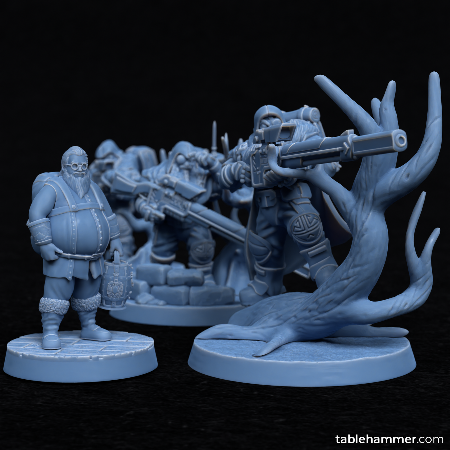 Space Dwarf Sniper Scouts ( 4 Miniaturen )