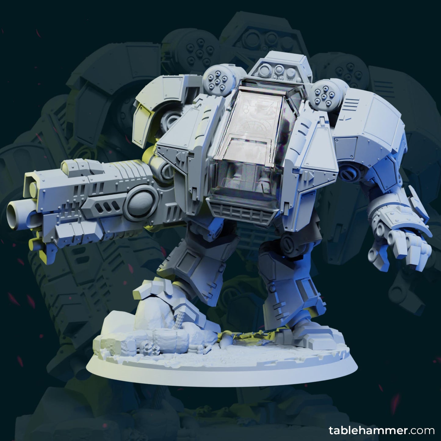 Heavy walker - Human super soldiers mech walker ( 2 Miniaturen )