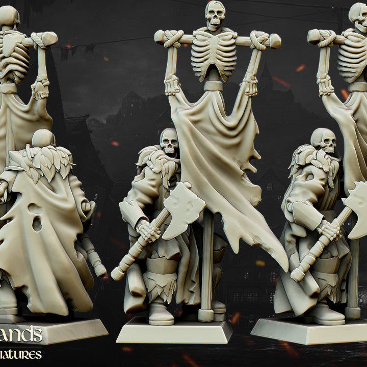 Undead Blackwatch Command Group ( 3 Miniaturen )