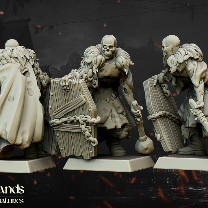 Undead Blackwatch Command Group ( 3 Miniaturen )