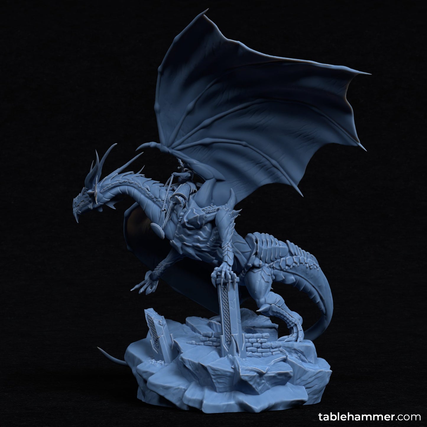 Noyrit on Samm'rus (elf dragon rider)