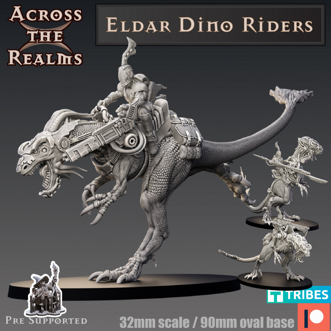 Eldar Exile Dino Riders ( 3 Miniaturen )