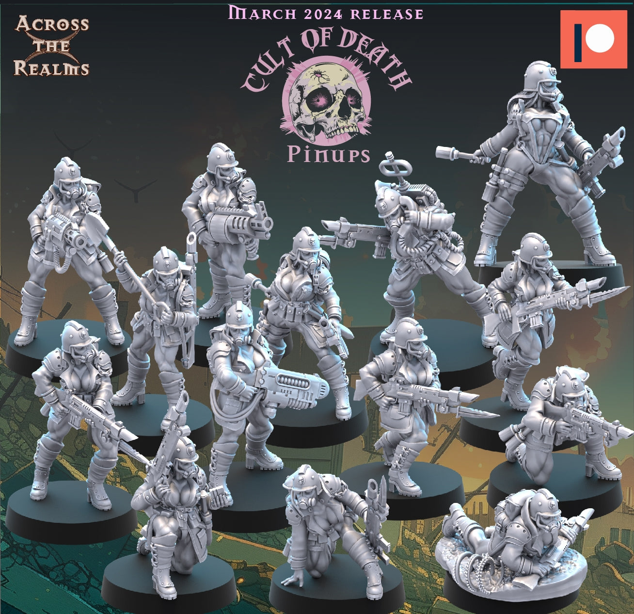 Cult of Death pinups Squad ( 11 Miniaturen )