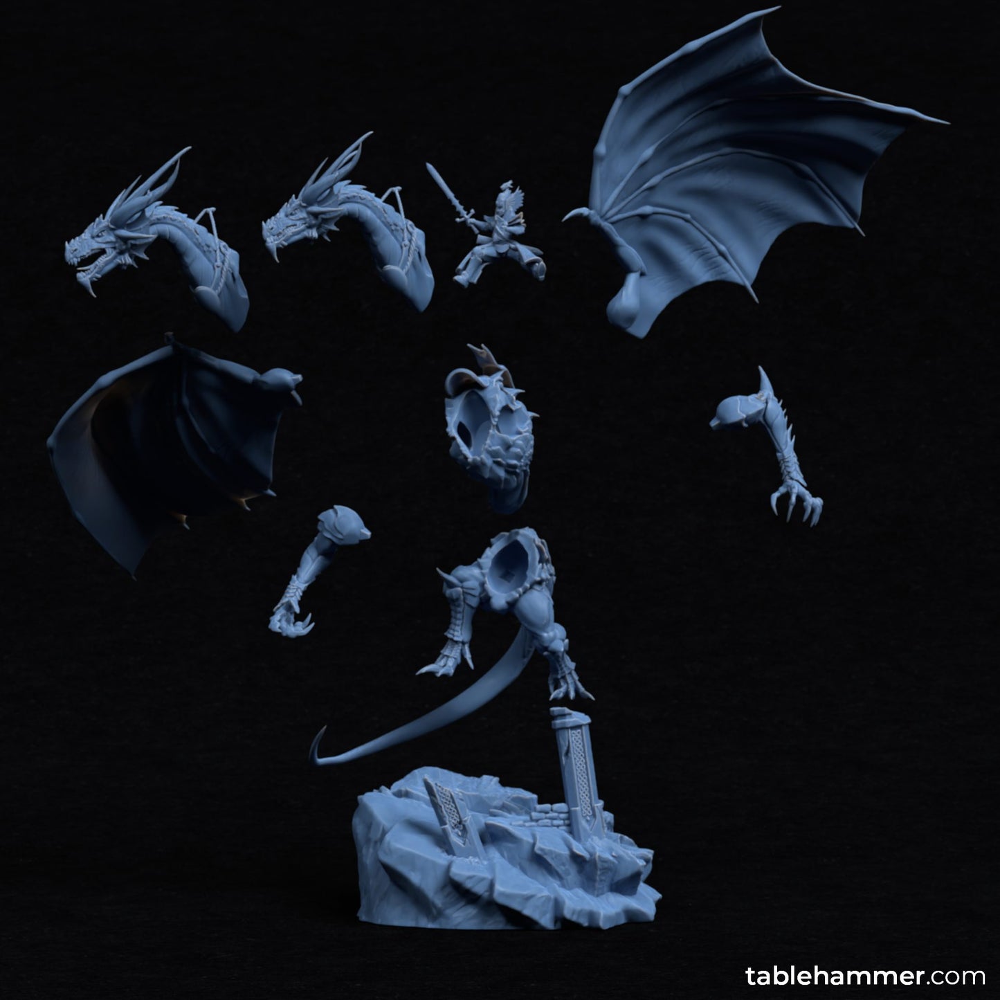 Noyrit on Samm'rus (elf dragon rider)
