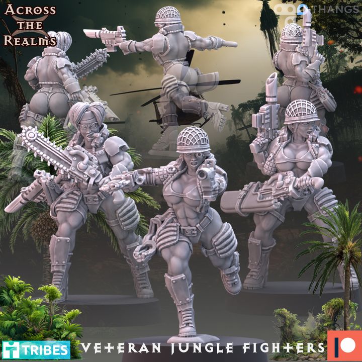 Veteran Jungle Fighters ( 6 Miniaturen )
