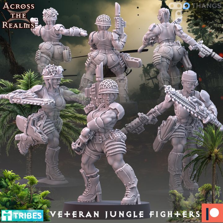 Veteran Jungle Fighters ( 6 Miniaturen )