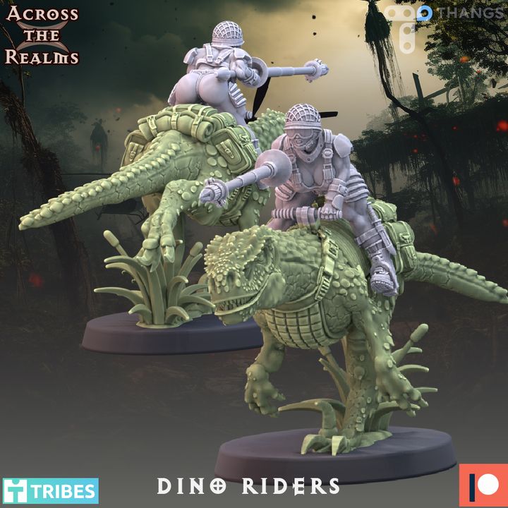 Dino Riders ( 5 Miniaturen )