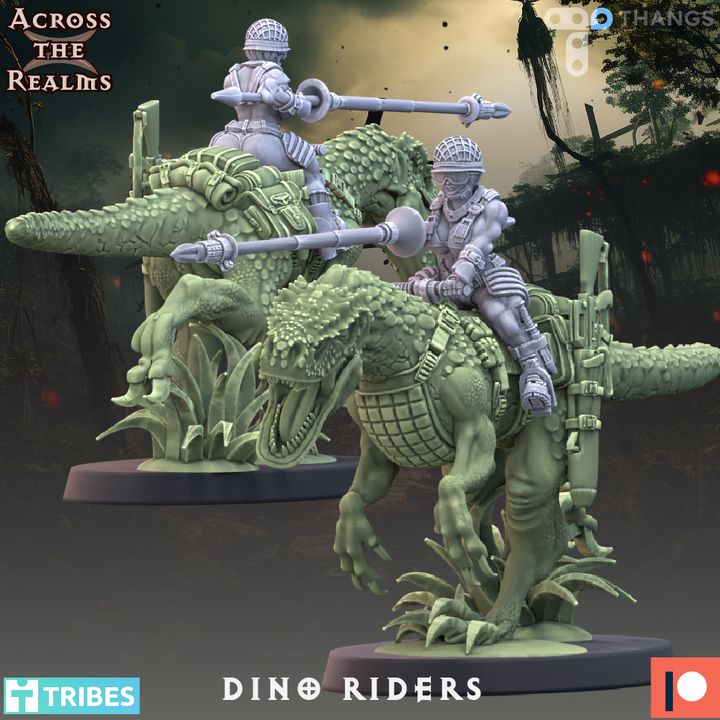 Dino Riders ( 5 Miniaturen )