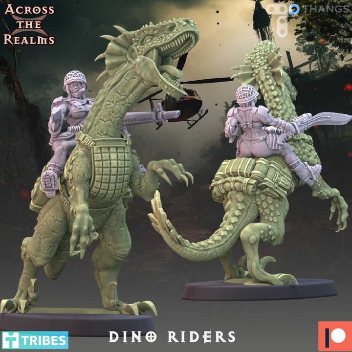 Dino Riders ( 5 Miniaturen )