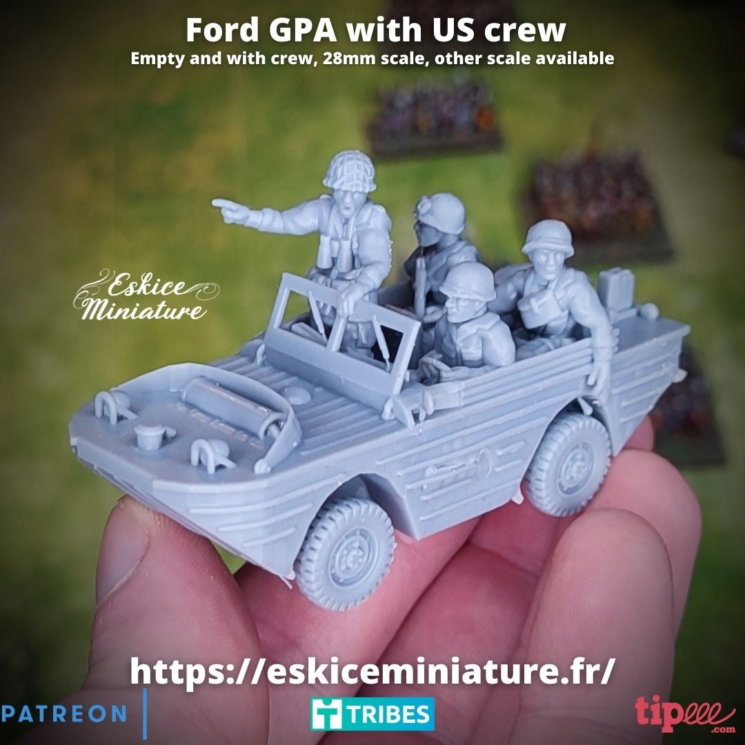 Ford GPA amphibious car ( 2 Miniaturen )