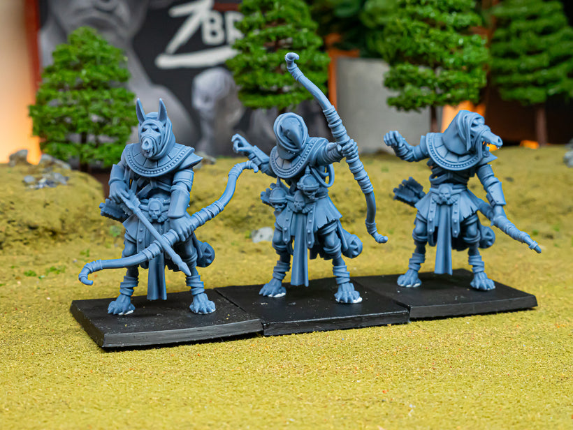 Anubis Guard Hand Bows ( 3 Miniaturen )