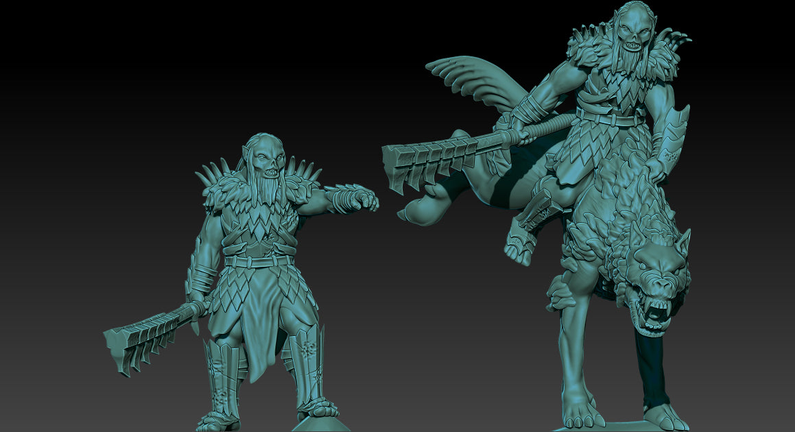 Son of Aznarg Alone/Mounted/Set
