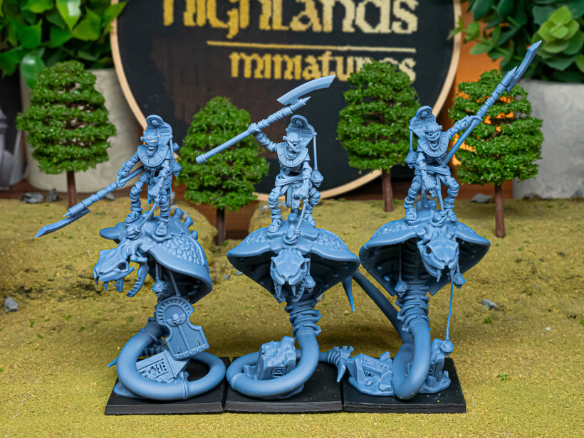 Ancient Guard on Great Snakes Core Units ( 3 Miniaturen )