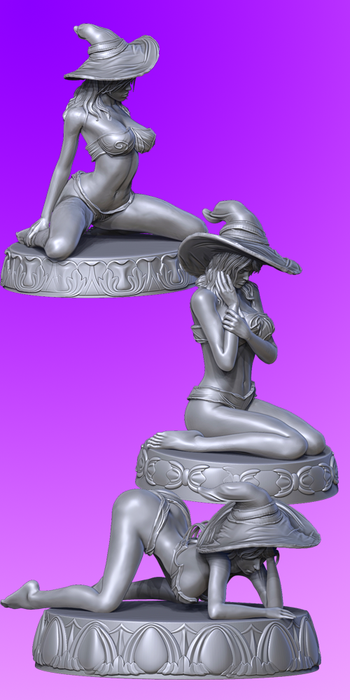 NEW MOON COVEN 32/75mm ( 4 Miniaturen )
