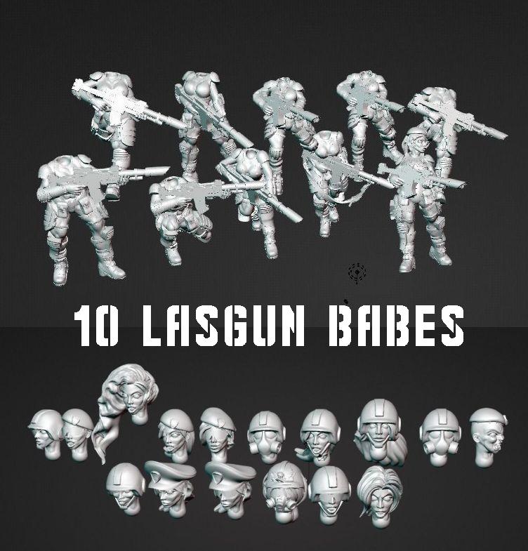Guardbabe Lasgun Set ( 10 Miniaturen )