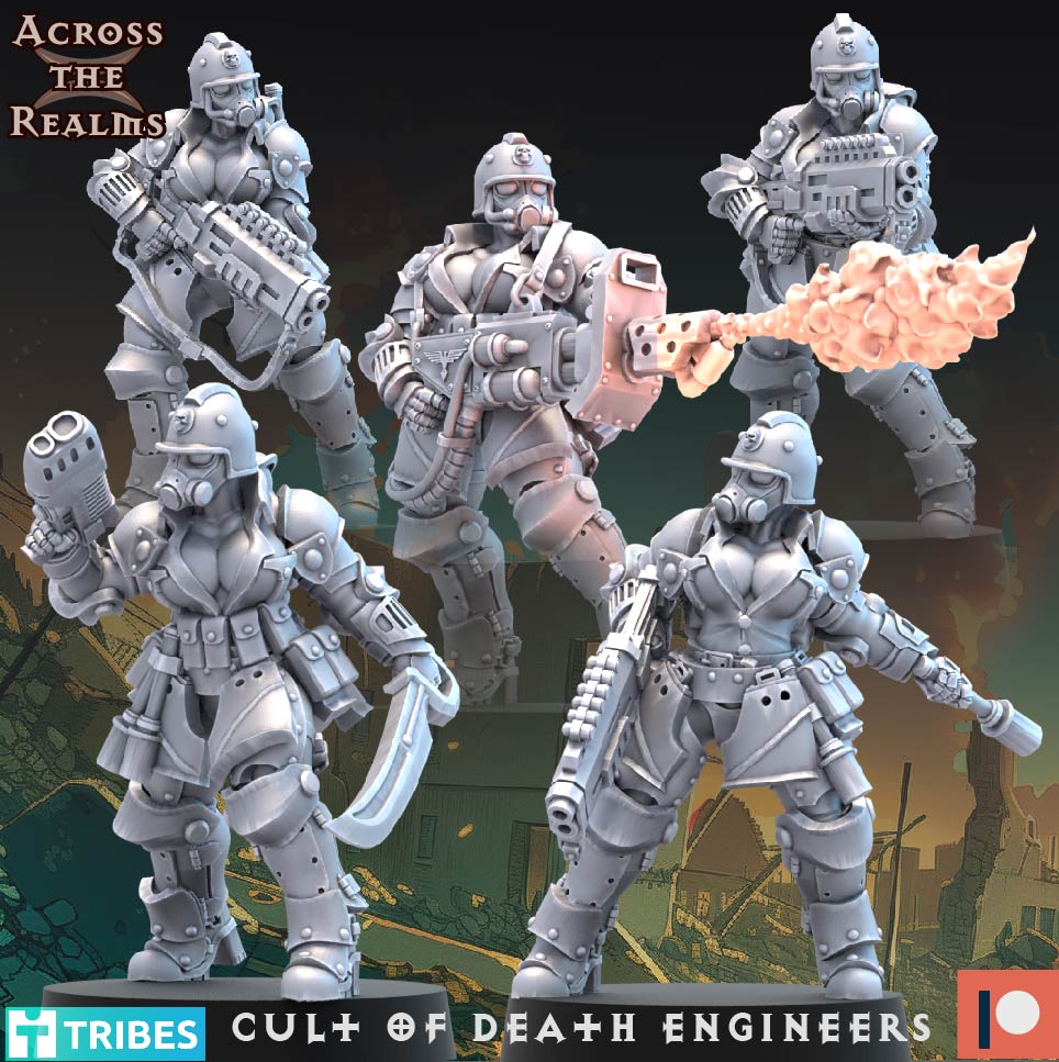 Cult of Death Engineers ( 5 Miniaturen )