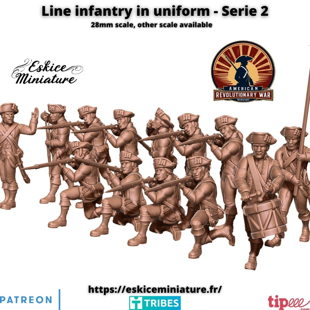 Line Infantry in Firing Pose ( 13 Miniaturen )