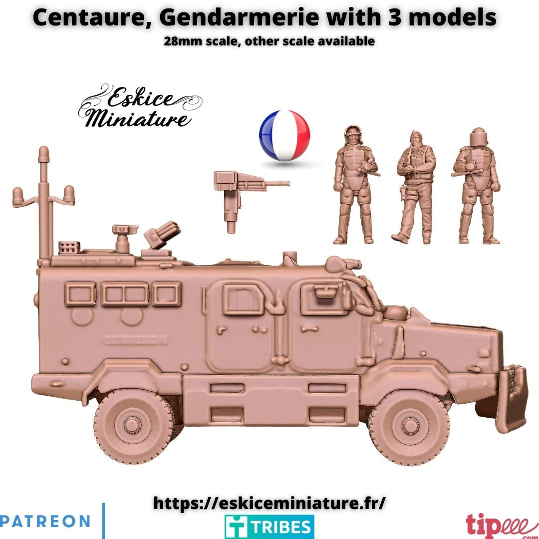 French Gendarmerie – The Centaure and riot police