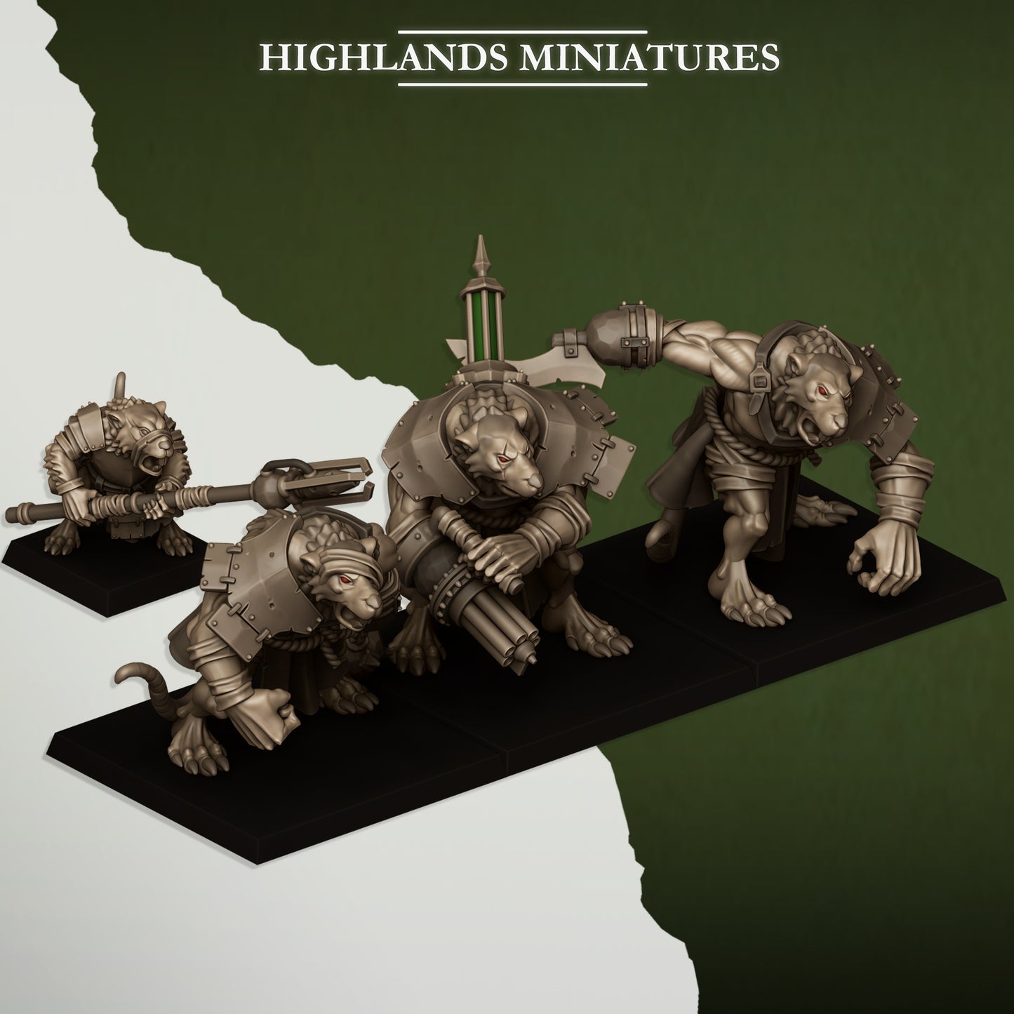 Ratgors and Ratgor Master ( 4 Miniaturen )