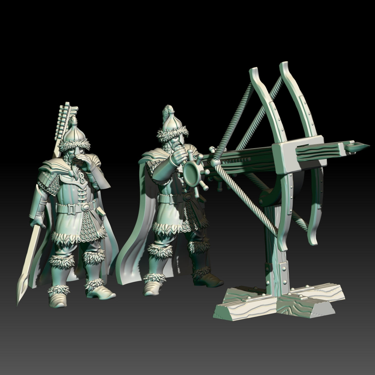 Dwarven Rangers Ballista ( 3 Miniaturen )