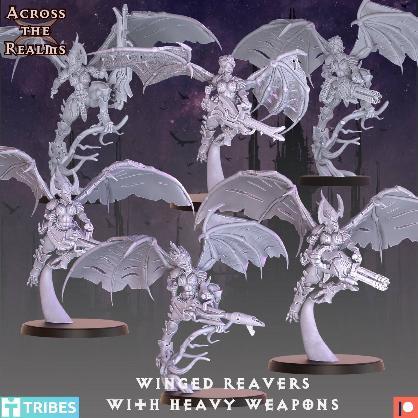 Winged Reavers with Heavy Weapons ( 6 Miniaturen )