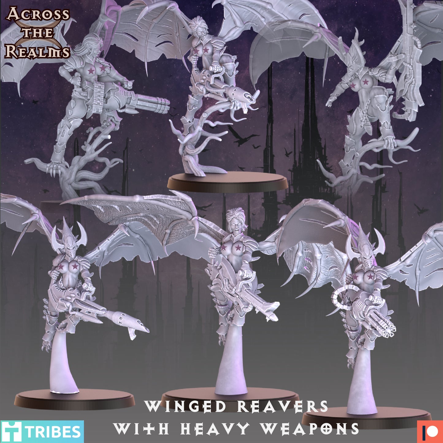 Winged Reavers with Heavy Weapons ( 6 Miniaturen )