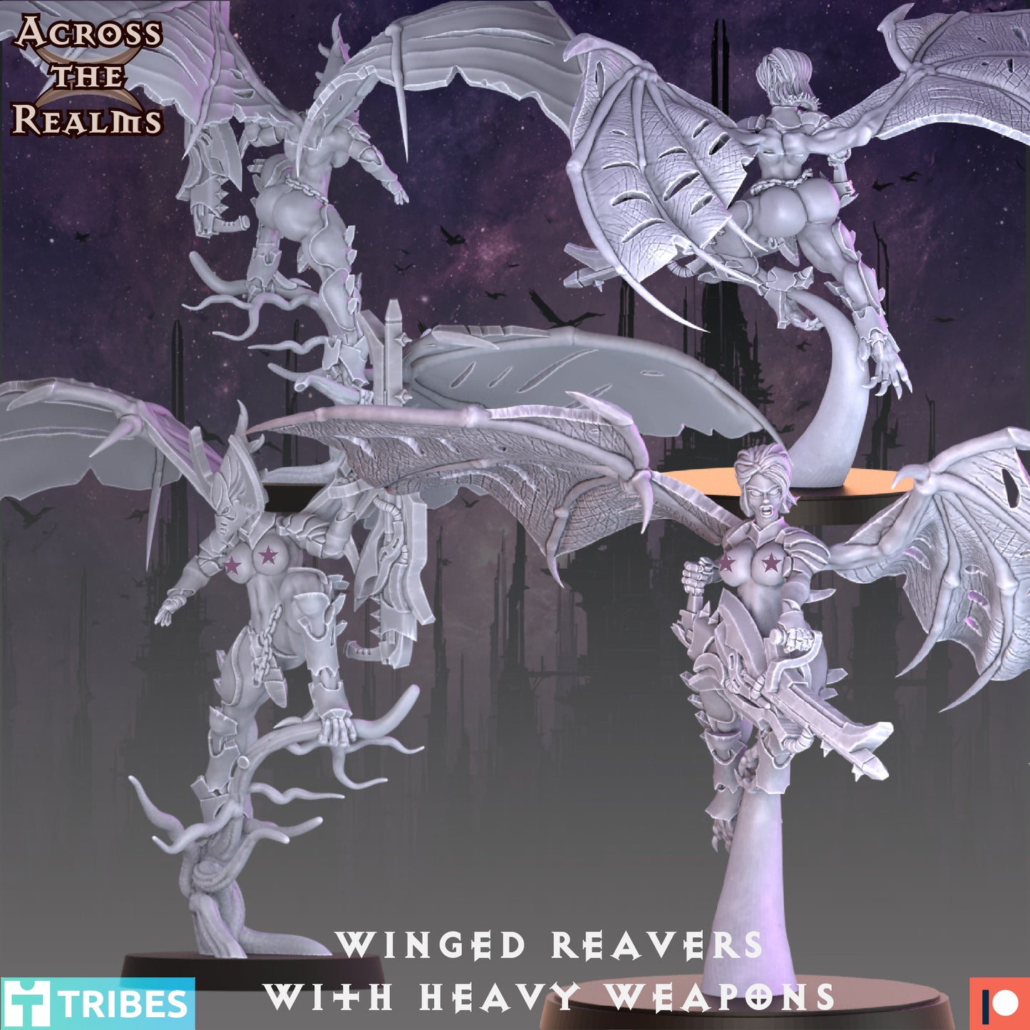 Winged Reavers with Heavy Weapons ( 6 Miniaturen )