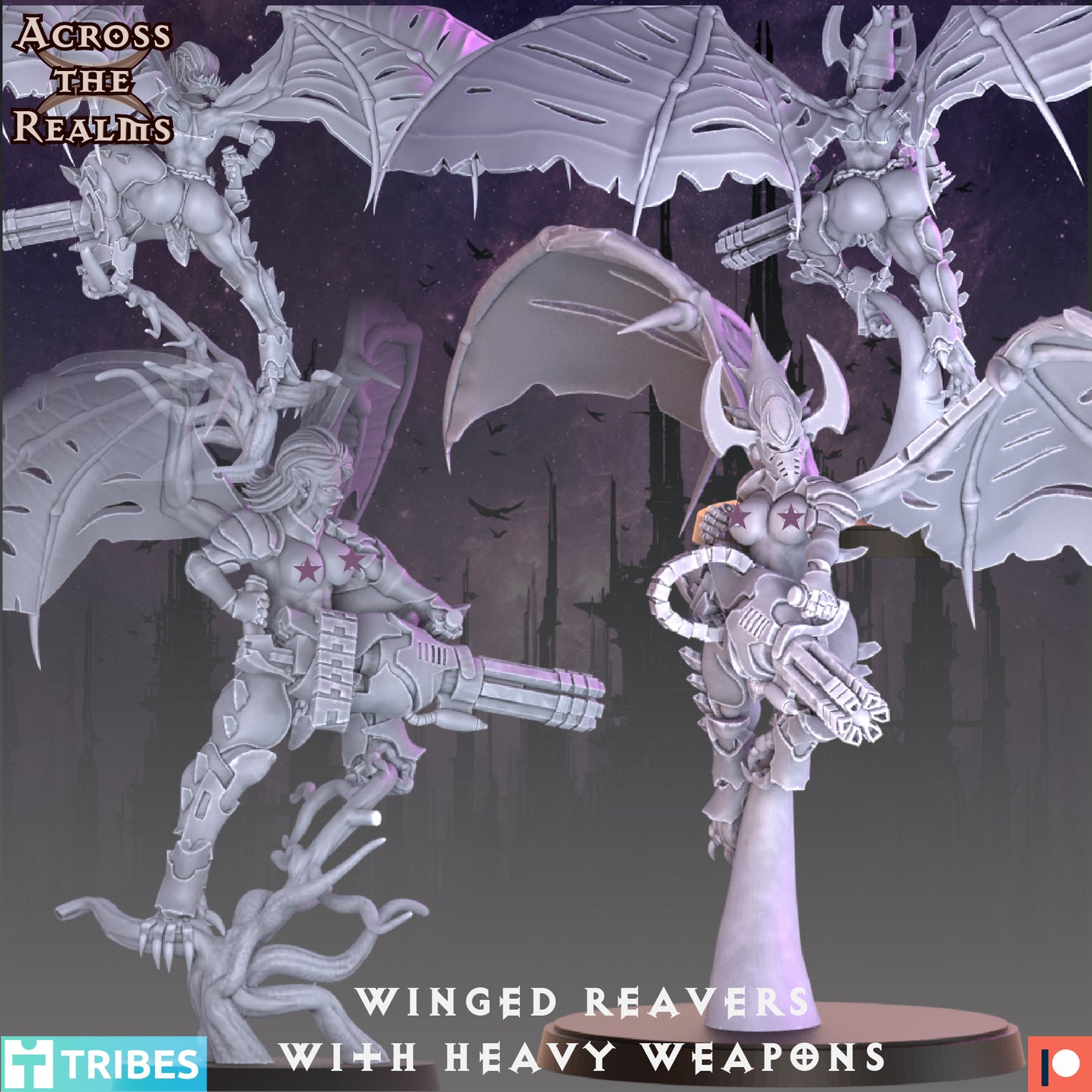 Winged Reavers with Heavy Weapons ( 6 Miniaturen )