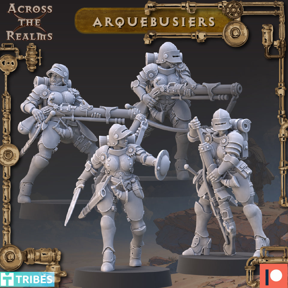 Arquebusier ( 4 Miniaturen )