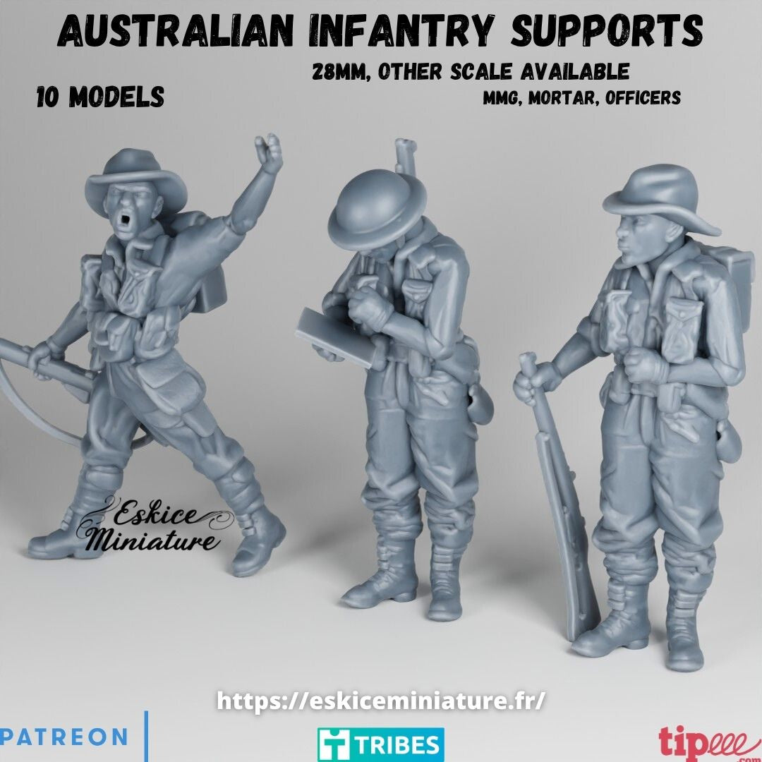 Australian Support Weapons( 9 Miniaturen )